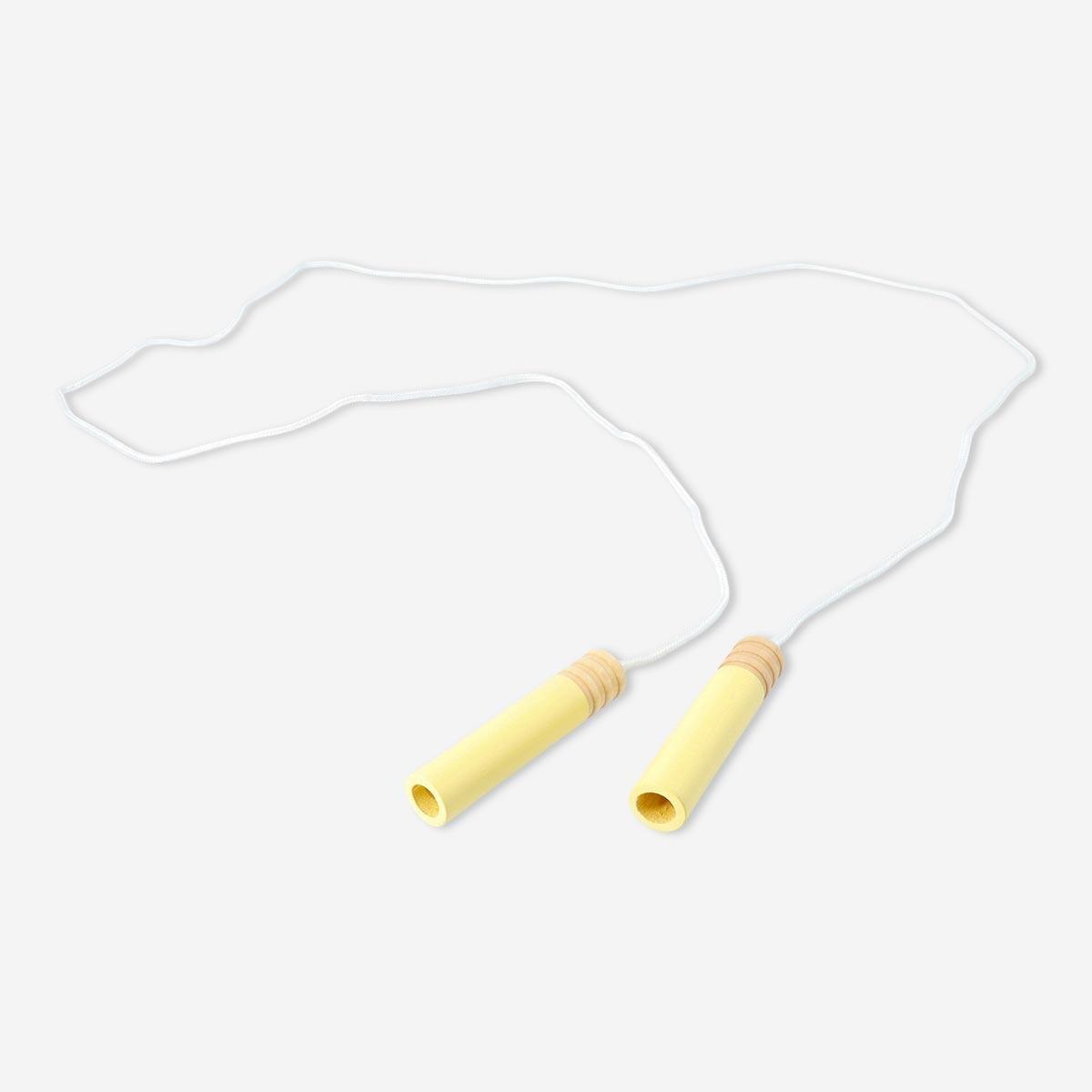 Yellow skipping rope