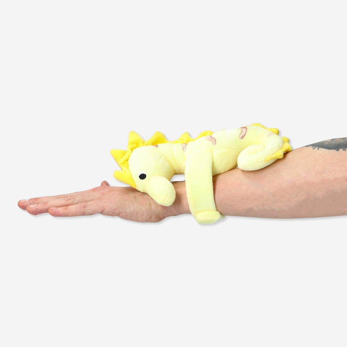 Yellow Snap Slap Bracelet