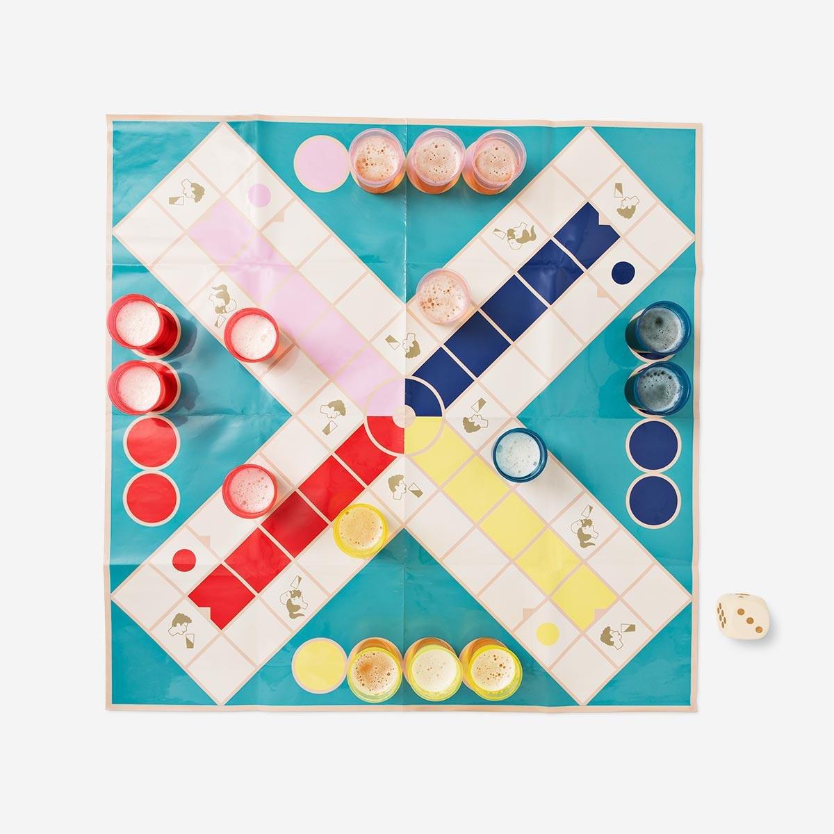 Multicolour drinking ludo