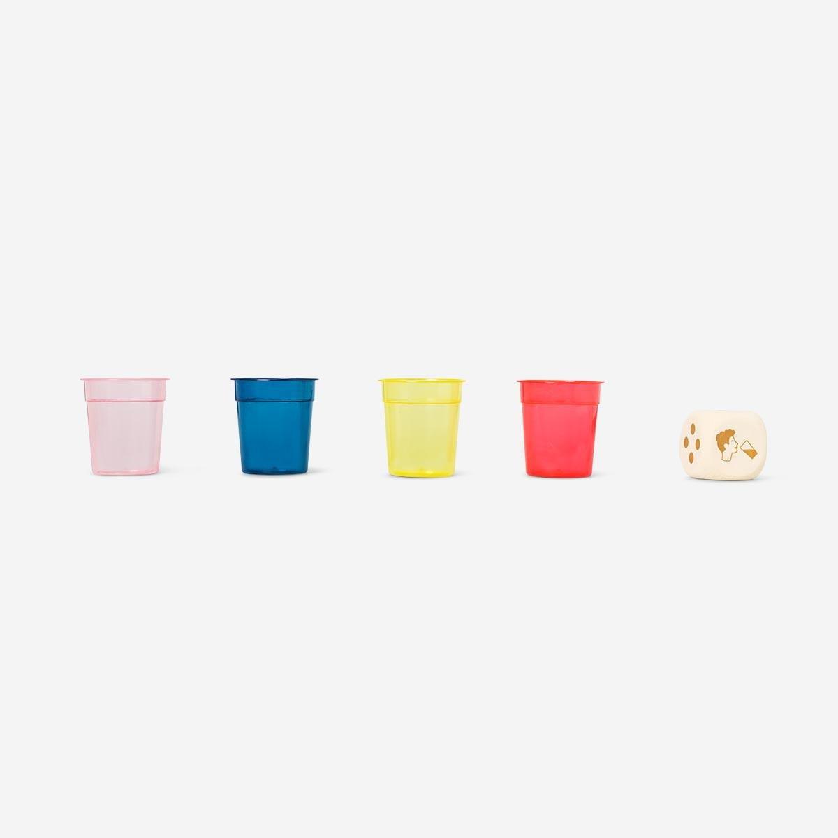Multicolour drinking ludo