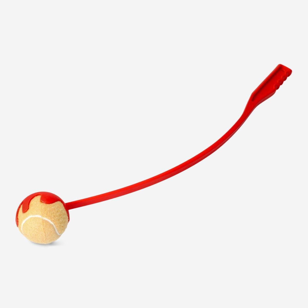 Red ball launcher. for pets