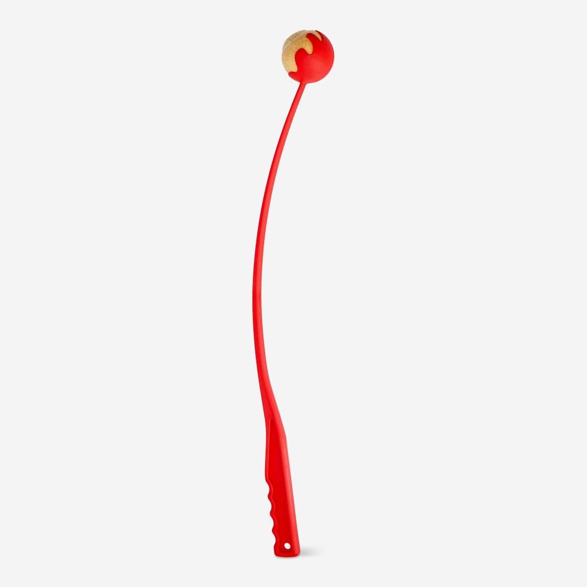 Red ball launcher. for pets
