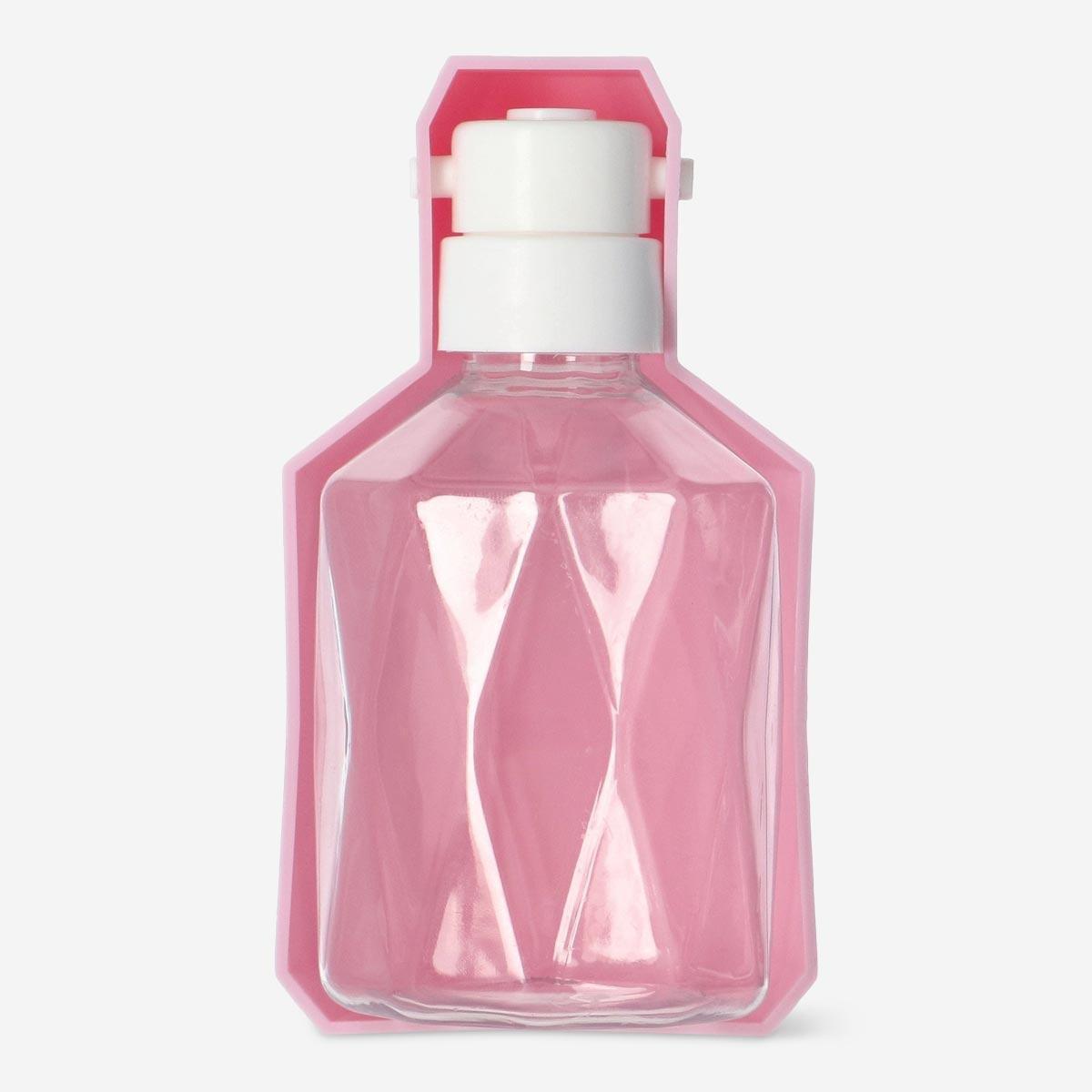 Pink pet drinking bowl