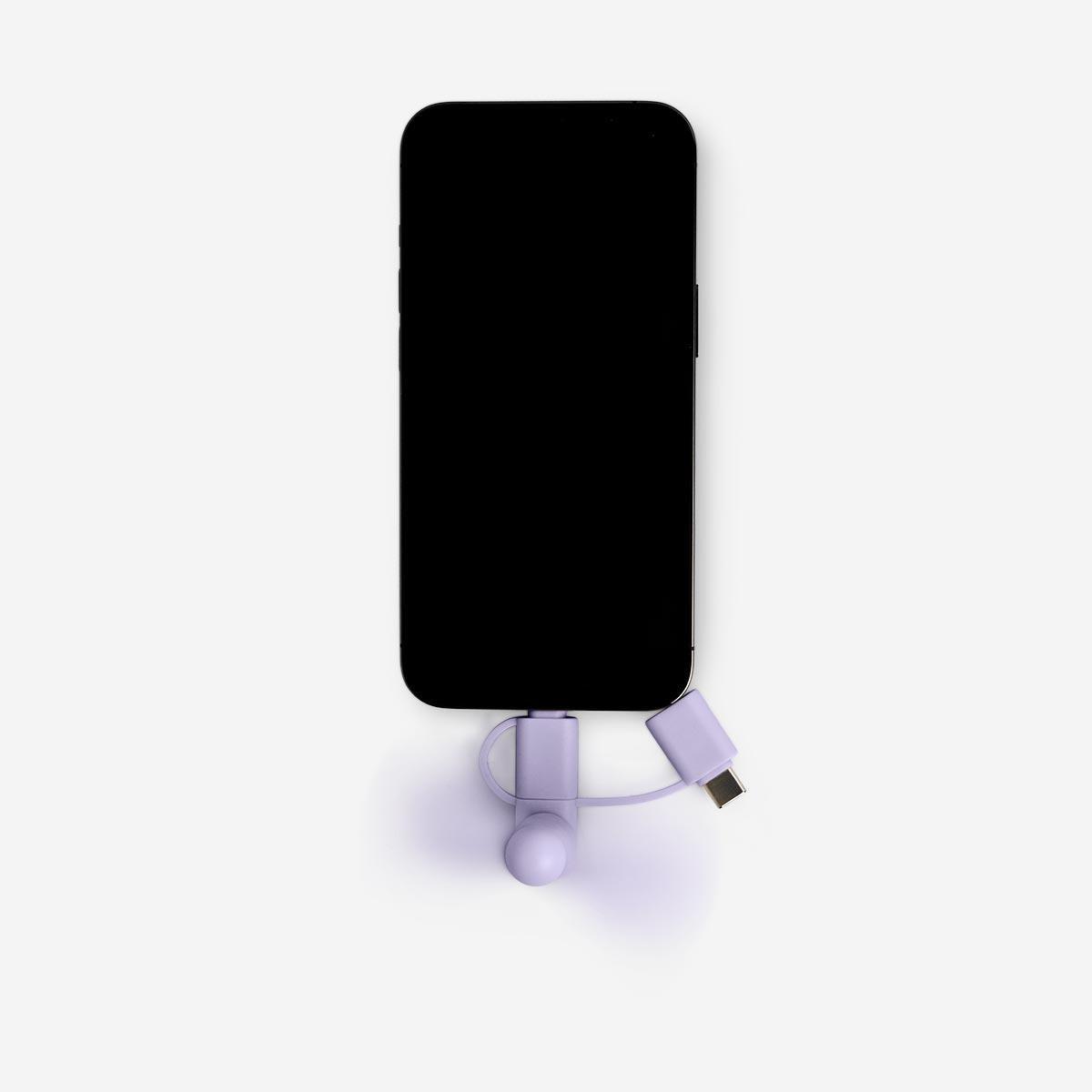 Purple smartphone fan