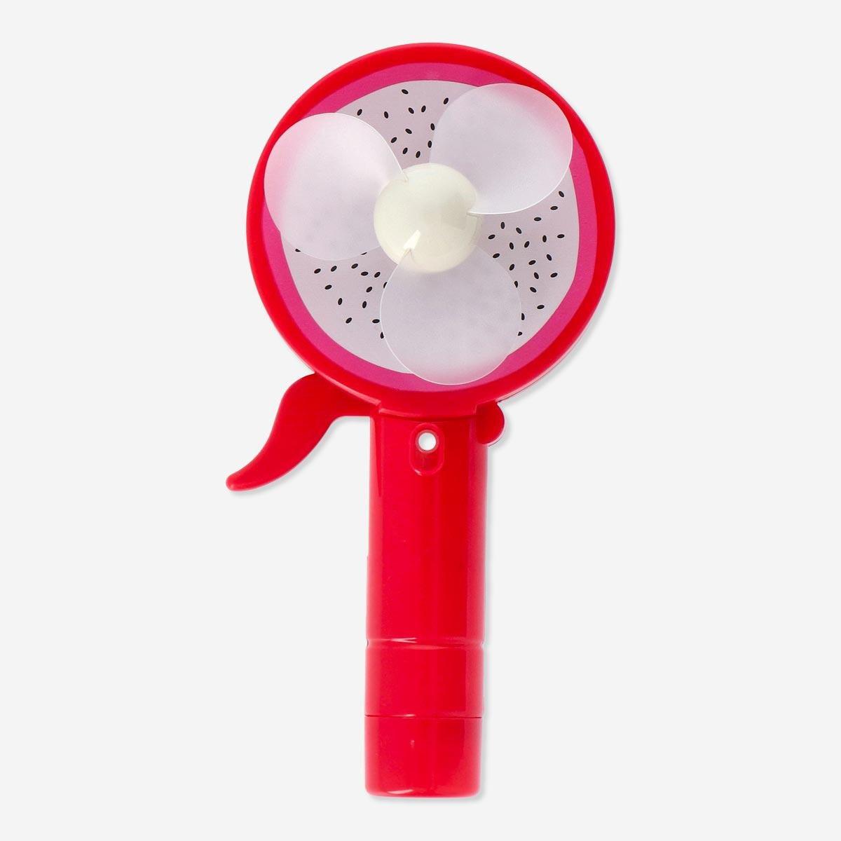 Red mist spray fan