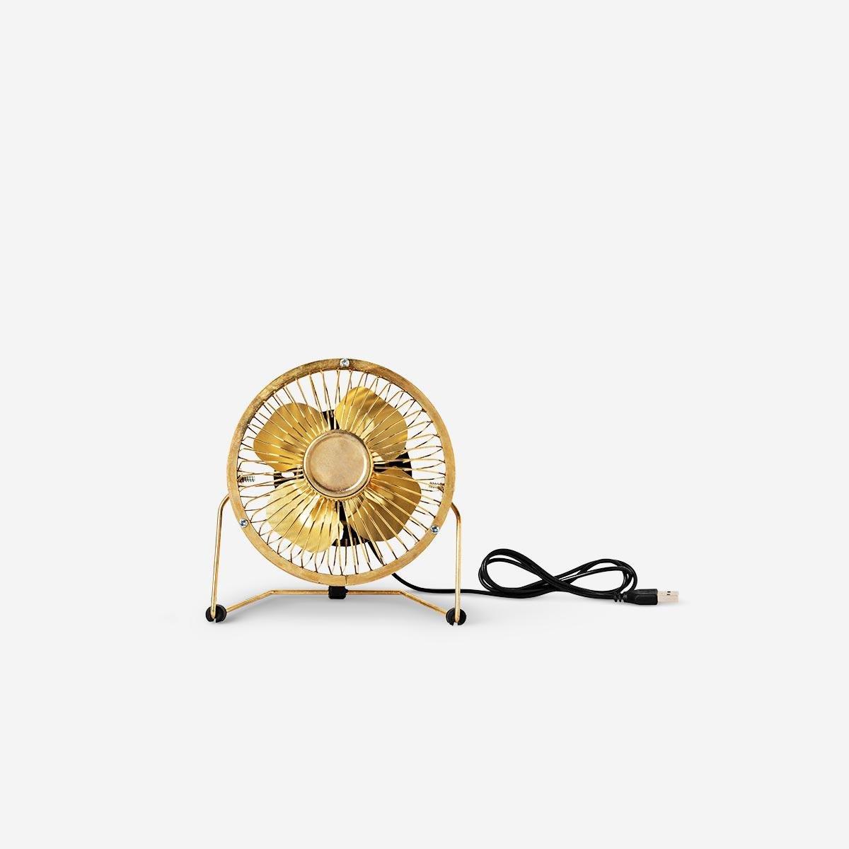 Gold USB fan