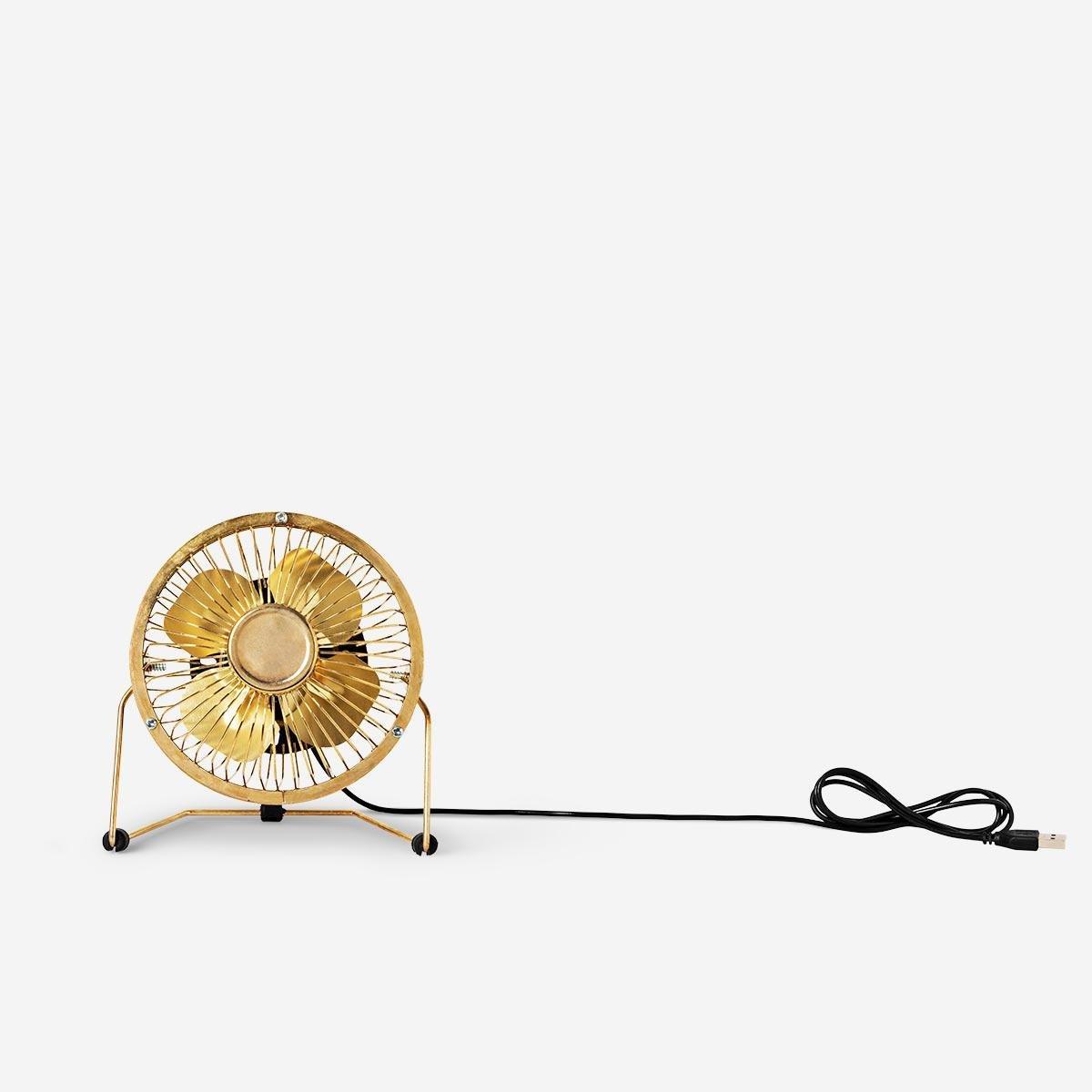 Gold USB fan