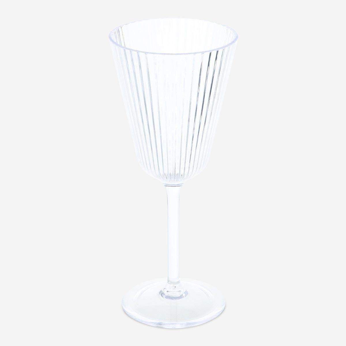 Transparent wine glass. 200 ml