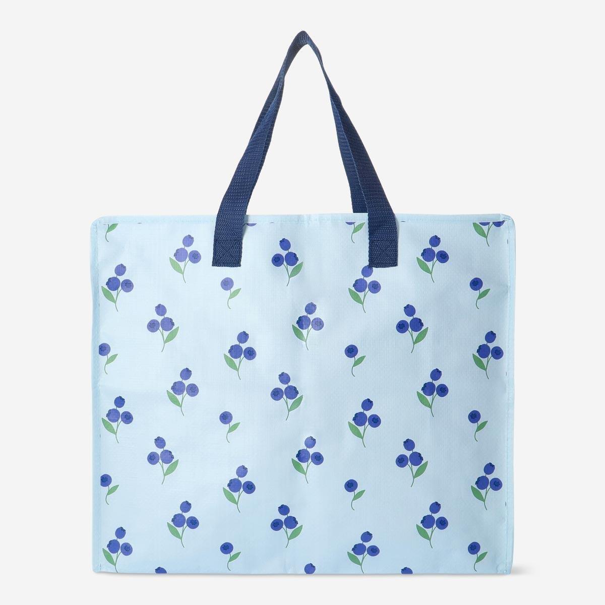 Blue shopper bag