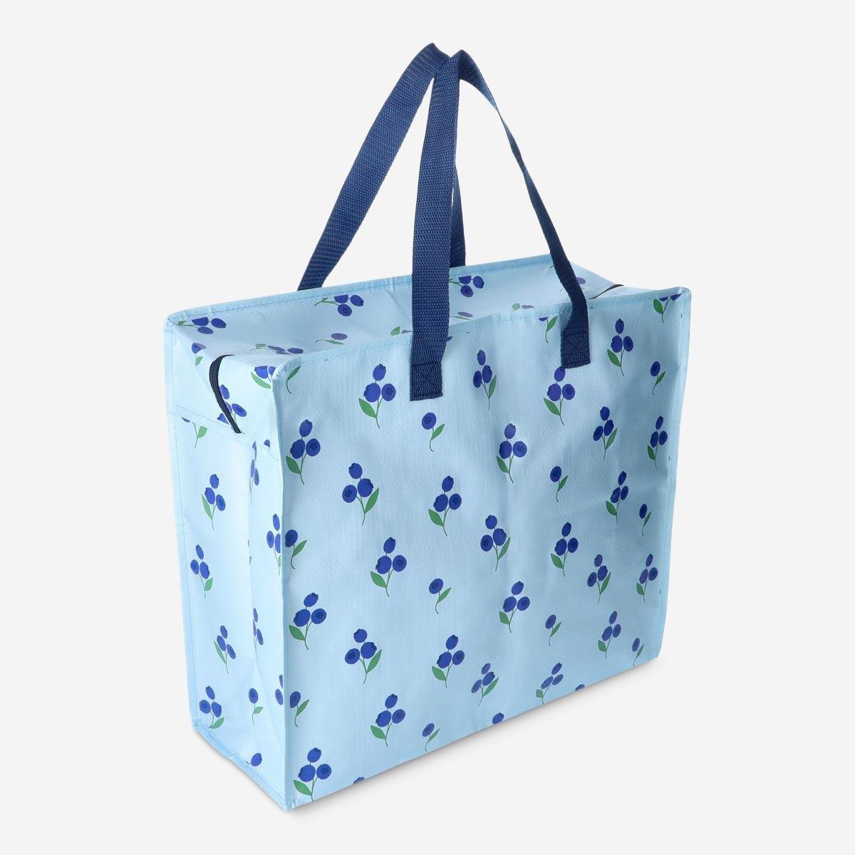 Blue shopper bag