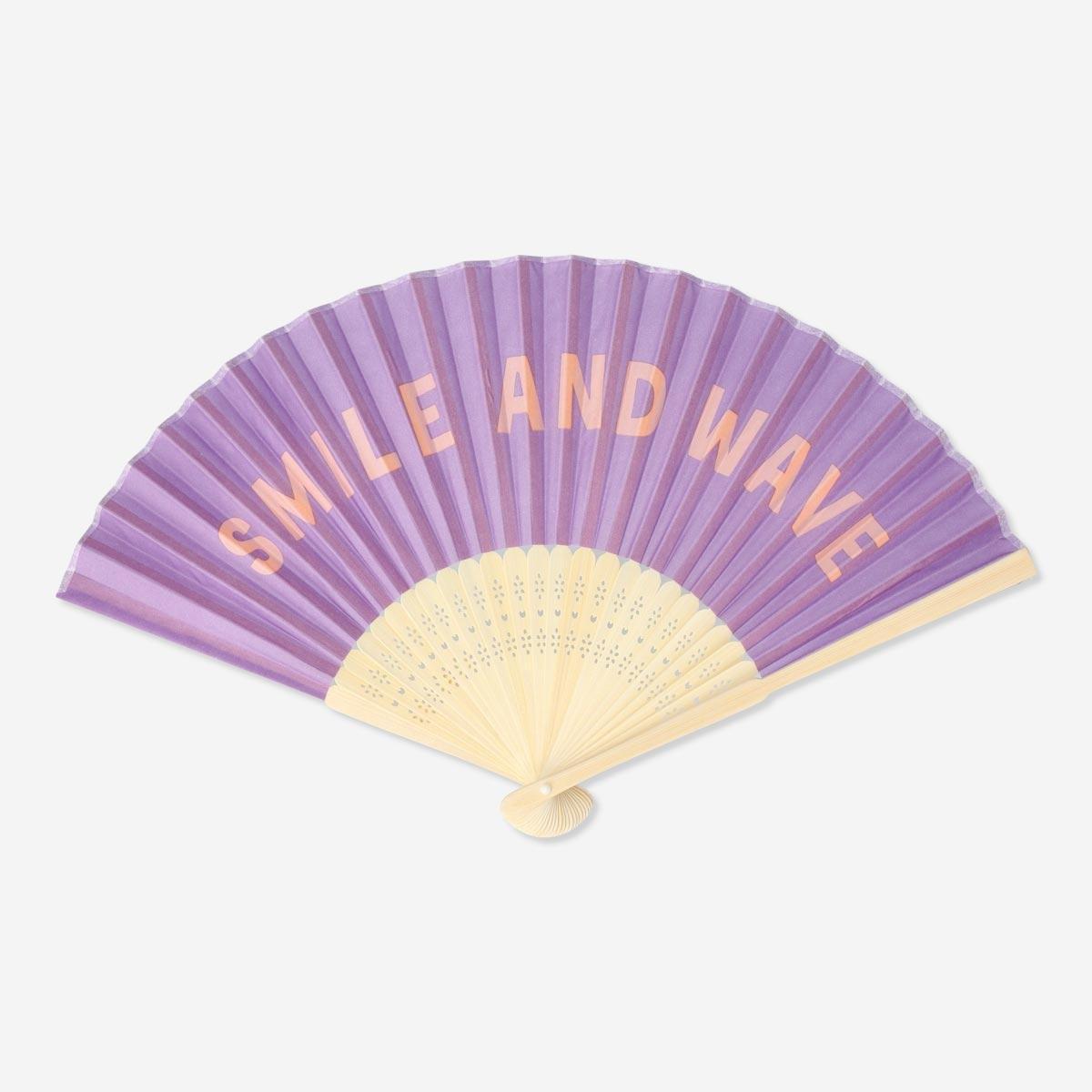 PURPLE     Foldable fan