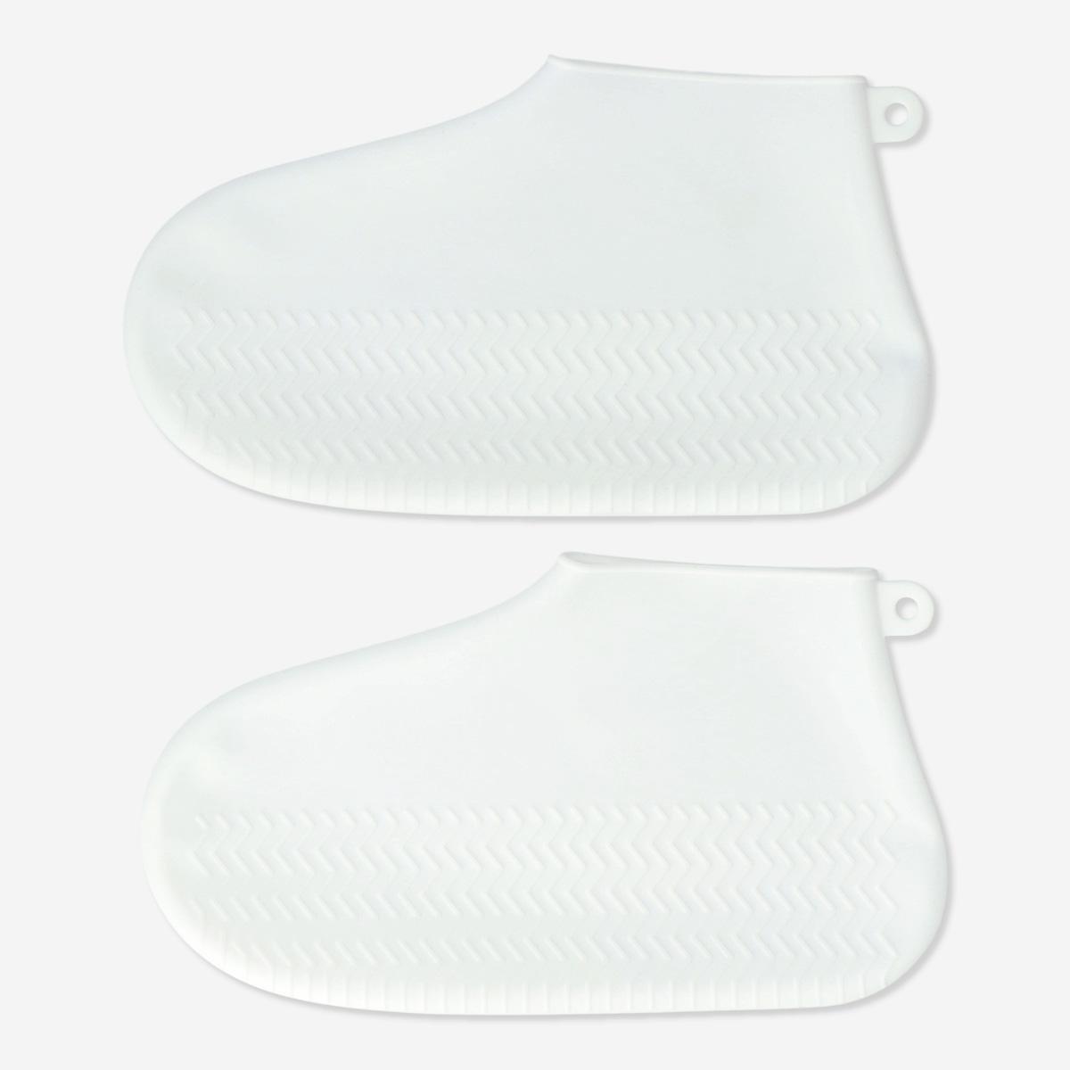 White Water-Repellent Shoe Covers