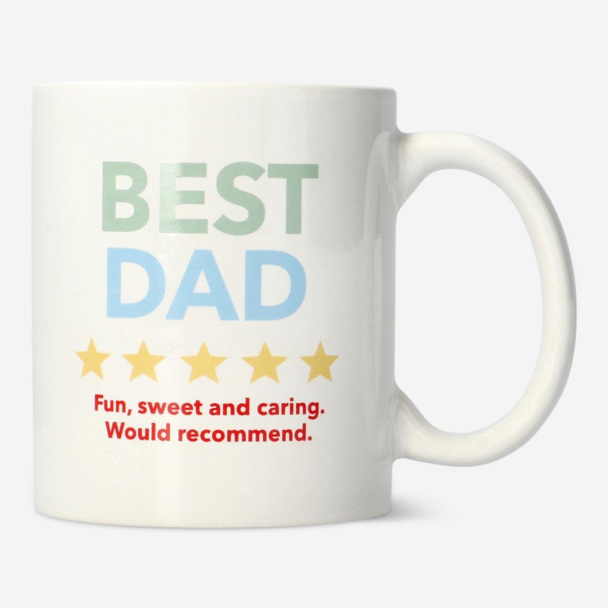 White best dad mug. 310 ml