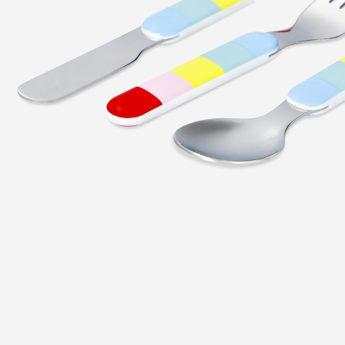 Multicolour childrens cutlery
