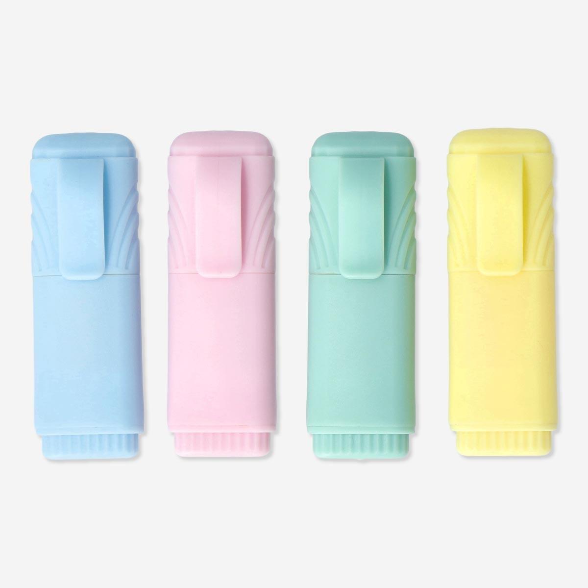 Multicolour highlighters. 4 pcs