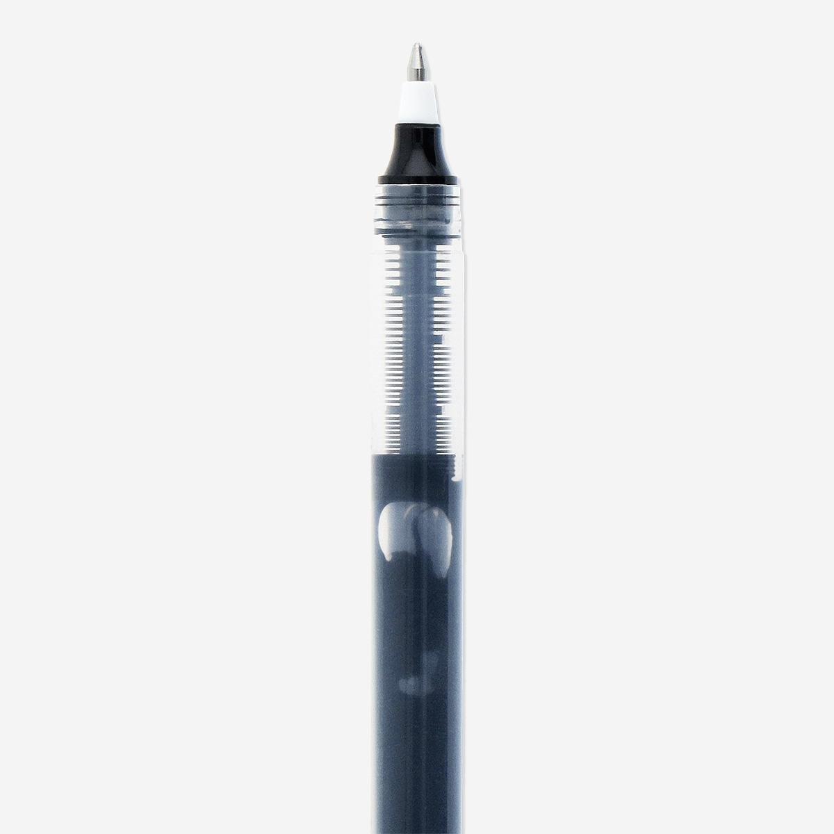 Black rollerball pens. 5pcs