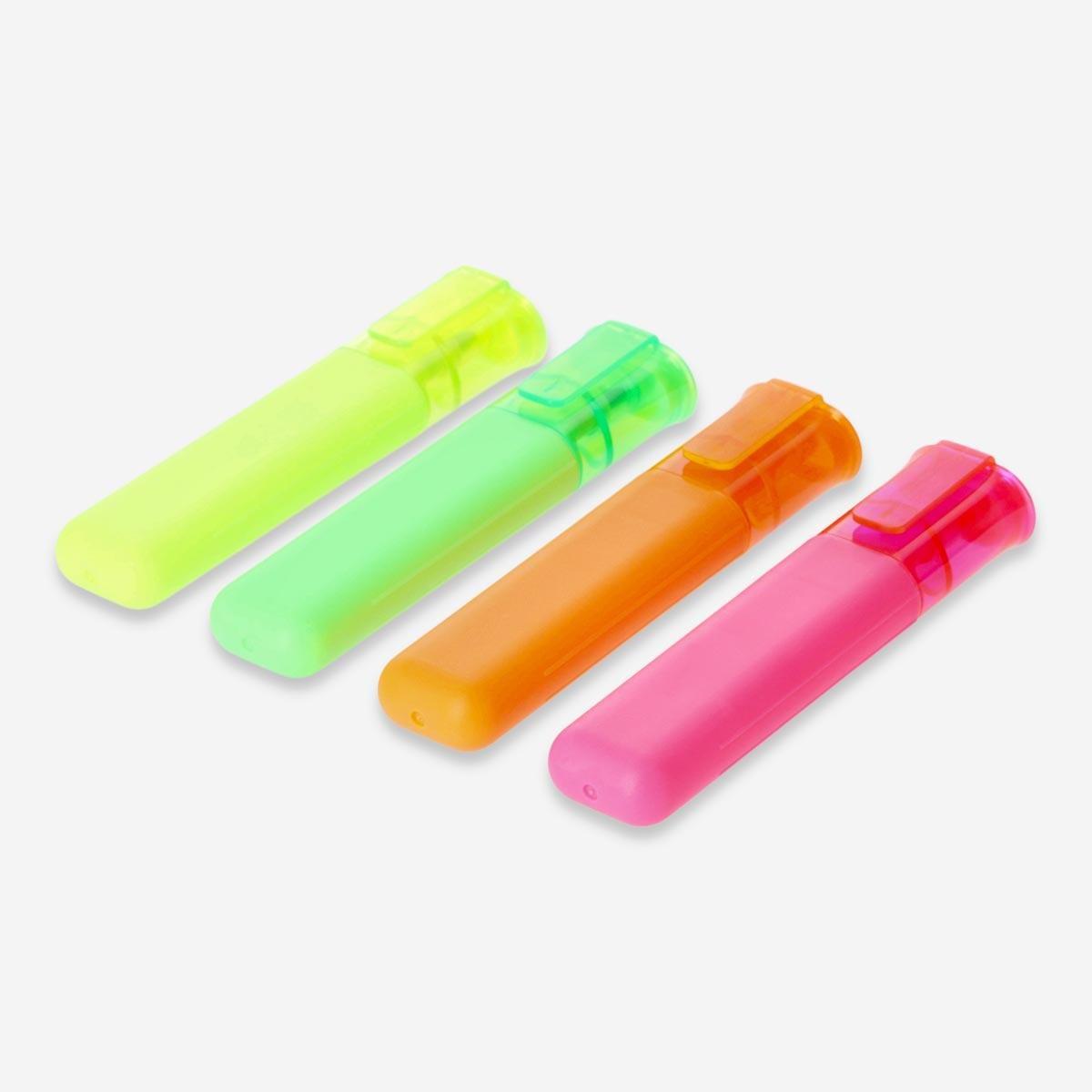 Multicolour highlighters. 4 pcs
