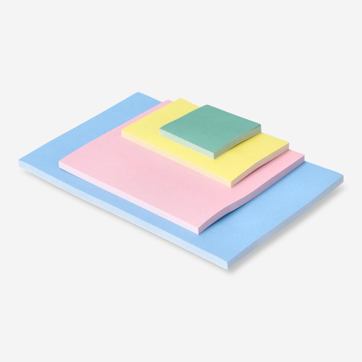 Multicolour sticky memos. 4 pcs