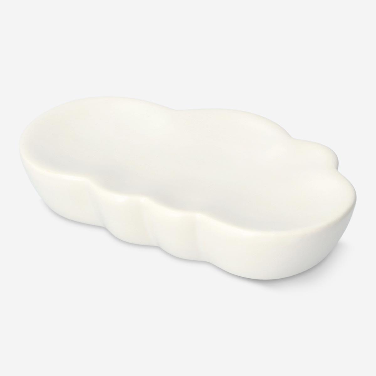 White soap dish