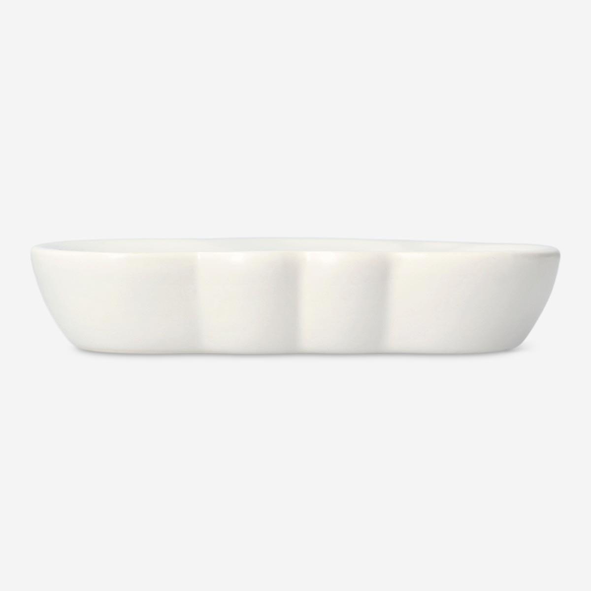 White soap dish
