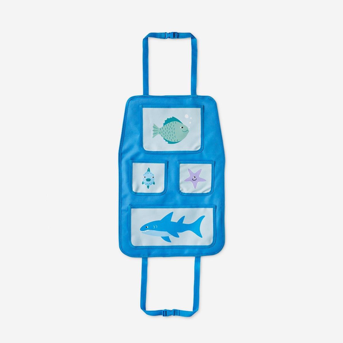 Blue Organiser For Car Seat