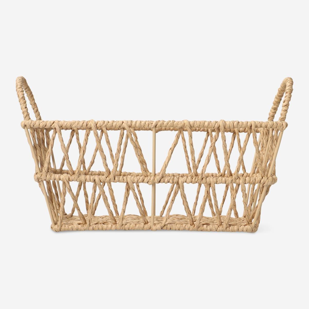 Beige decorative basket