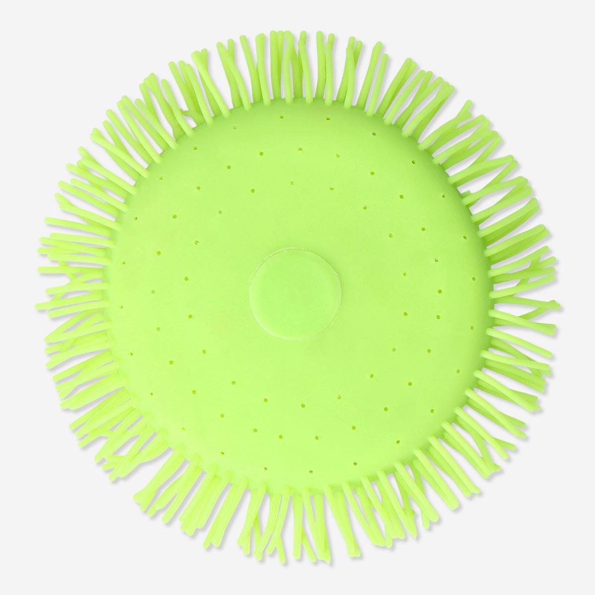 Green flying disc. for water play
