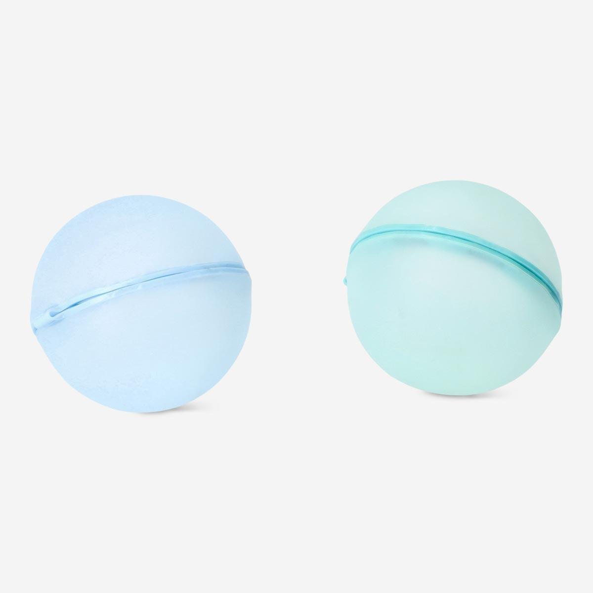 Blue Reusable Water Bombs. 2 Pcs