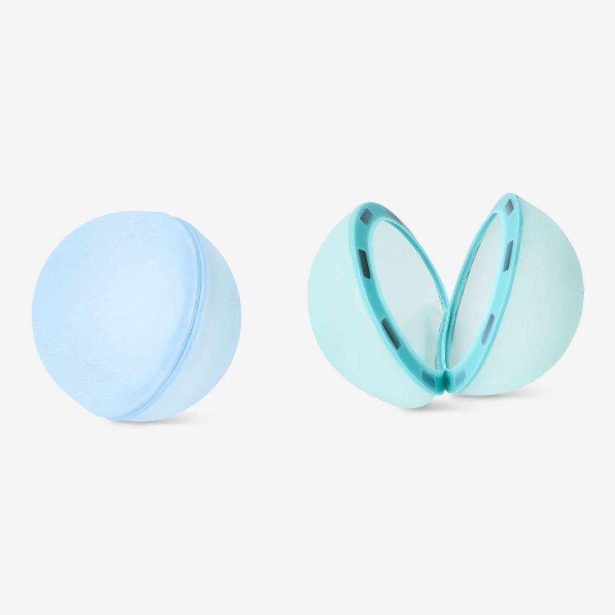 Blue Reusable Water Bombs. 2 Pcs