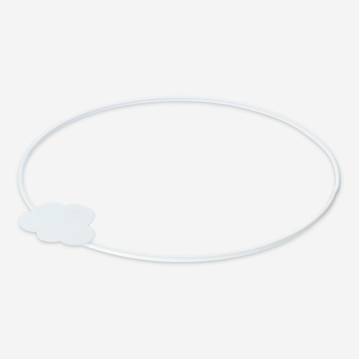 White towel ring