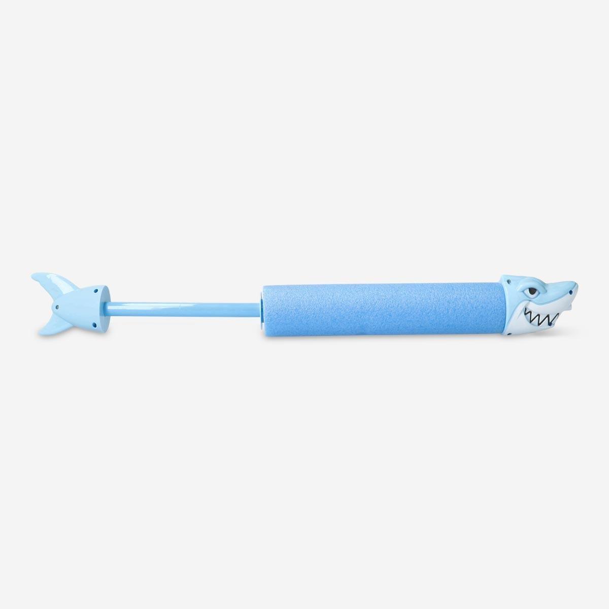Blue water pump toy