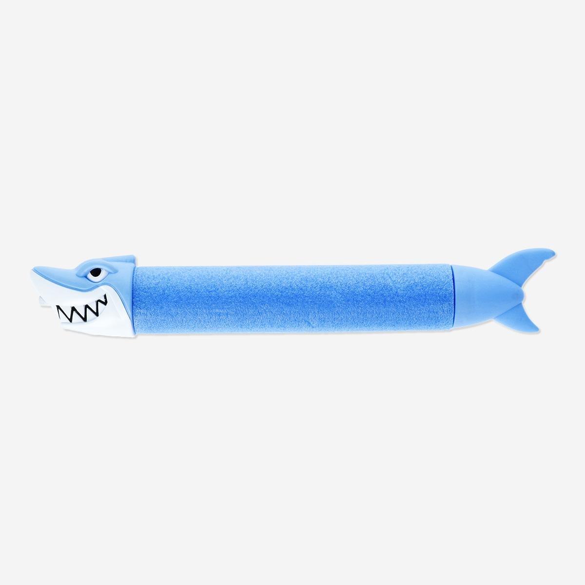 Blue water pump toy