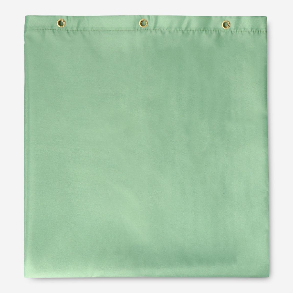 Green shower curtain. 180x200 cm