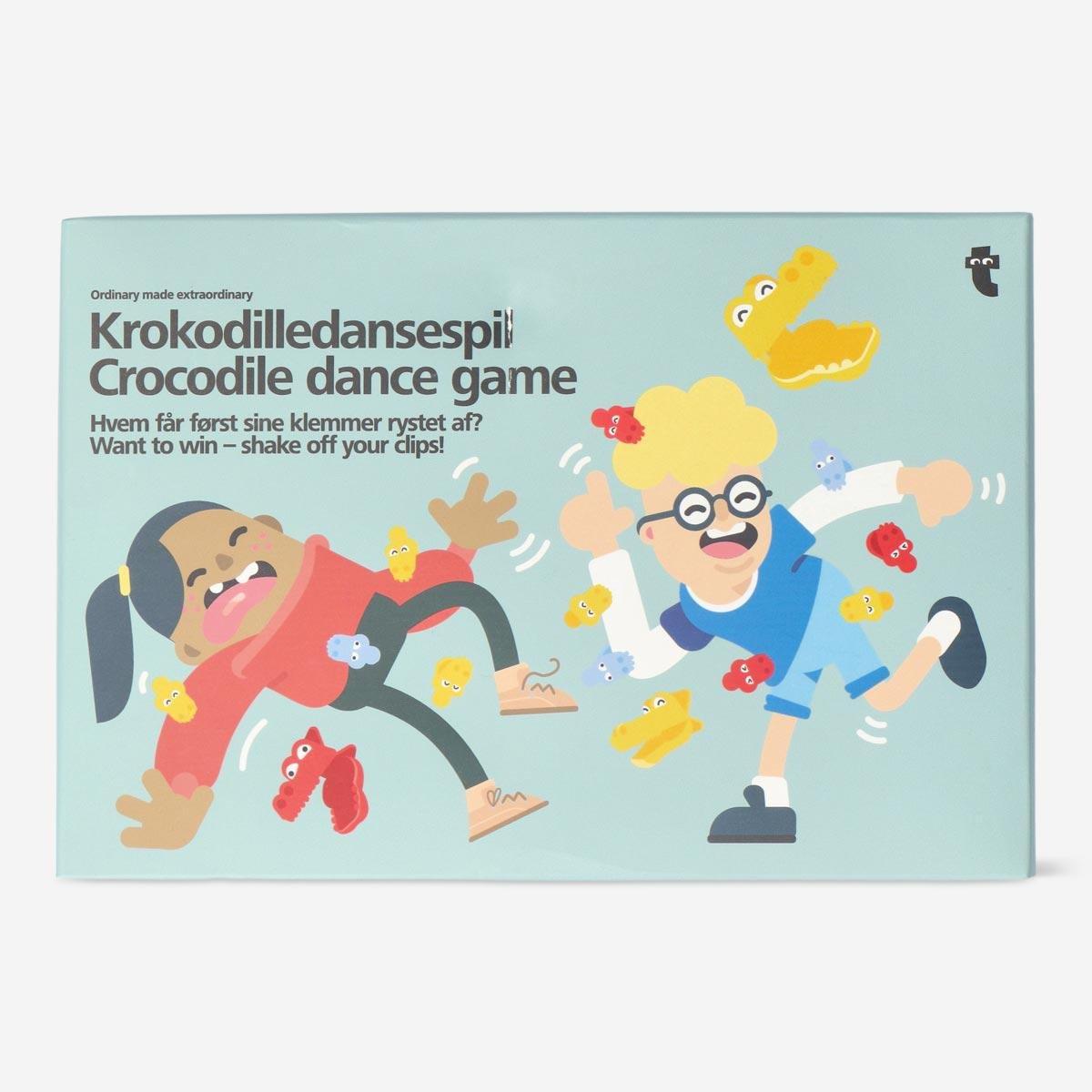 Multicolour crocodile dance game