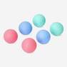 Multicolour table tennis balls. 6 pcs