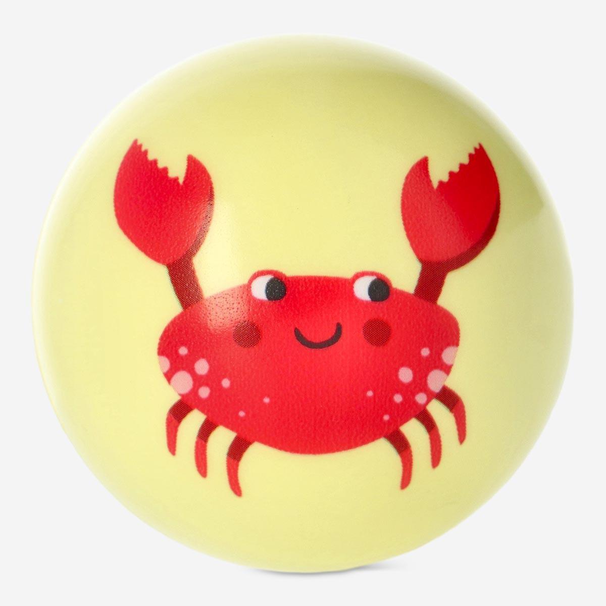 Brown rubber ball