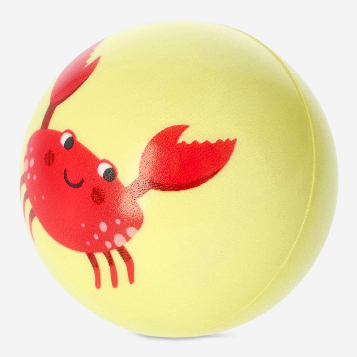 Brown rubber ball