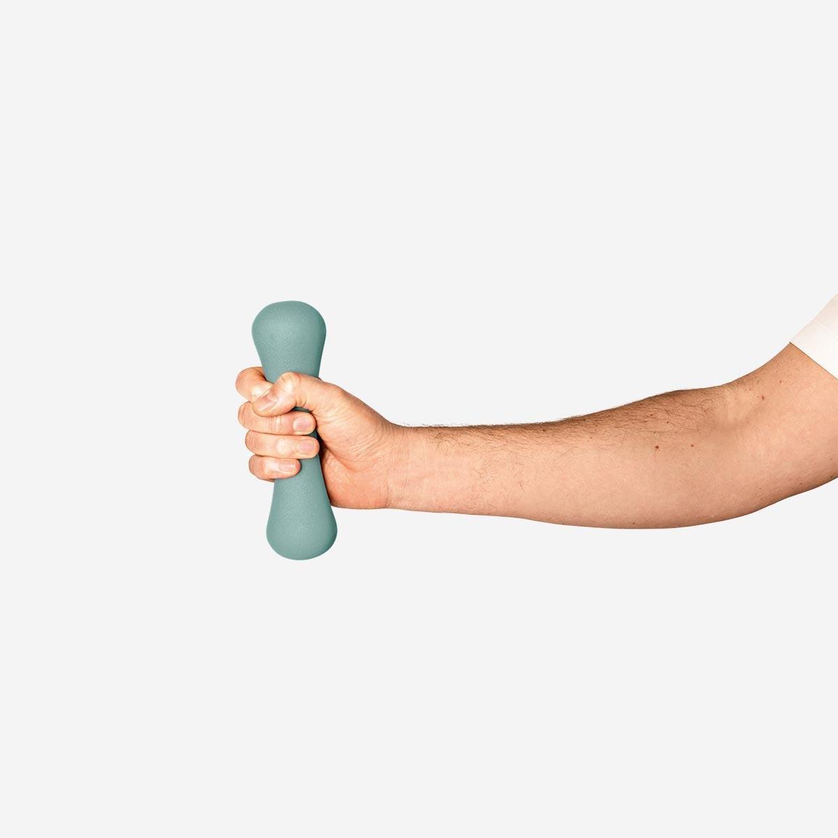 Green dumbbell. 1 kg