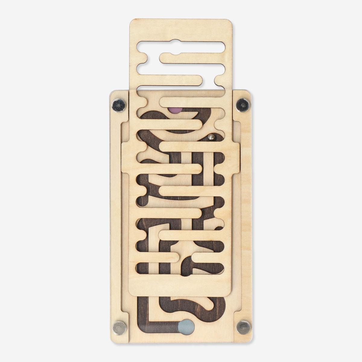 Brown Labyrinth Game