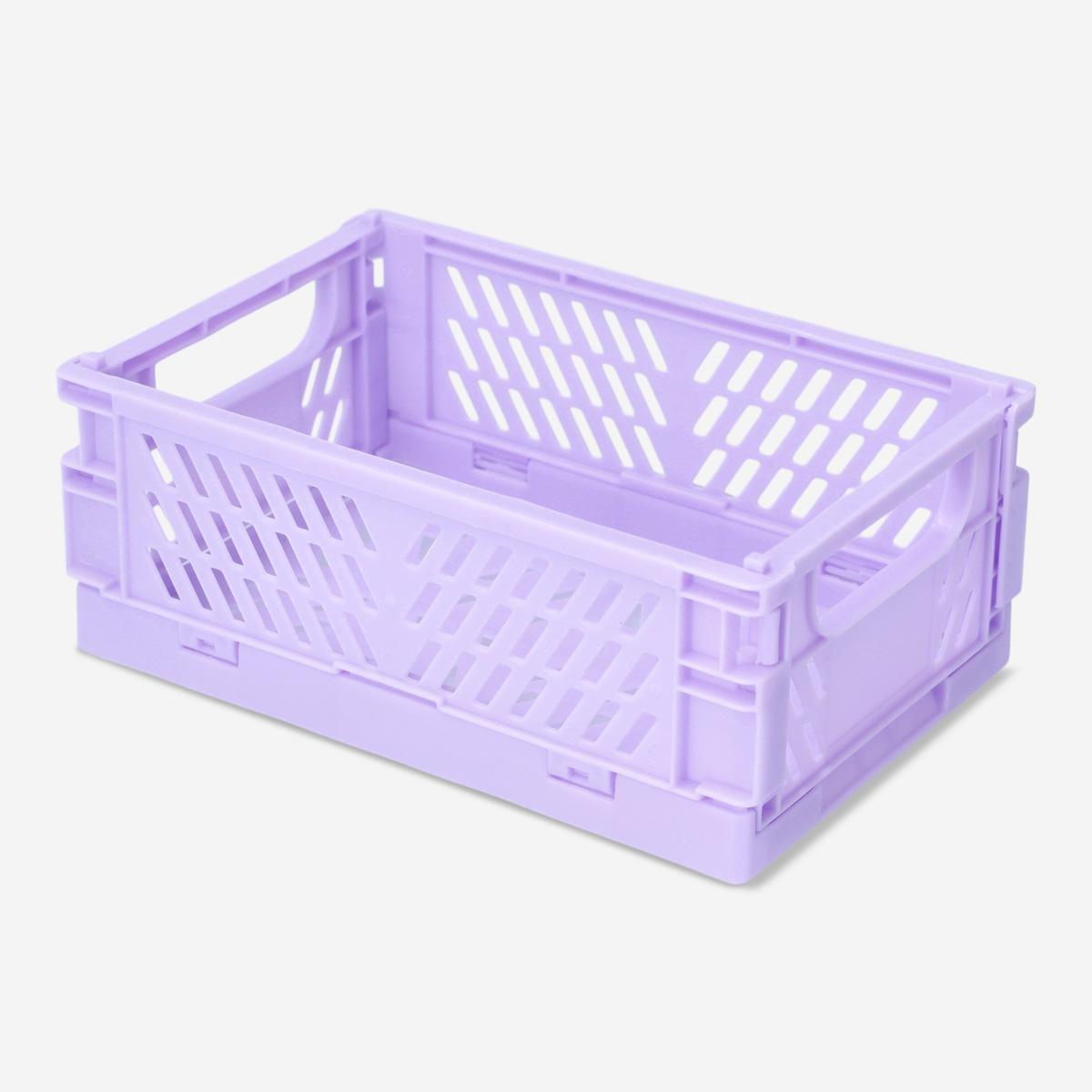 PURPLE     Collapsible storage box. Small