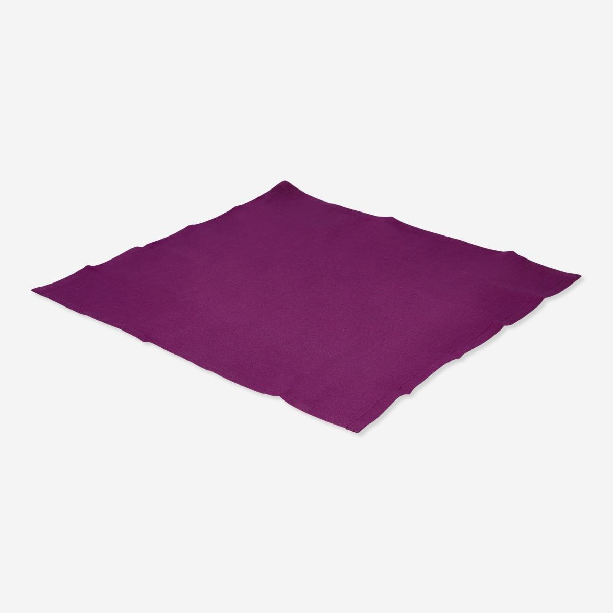 Purple fabric napkins. 2 pcs