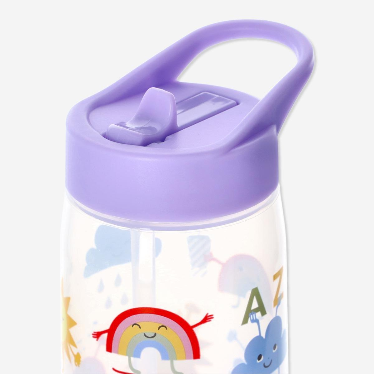 Purple drinking bottle