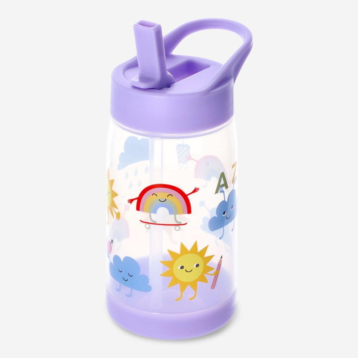 Purple drinking bottle