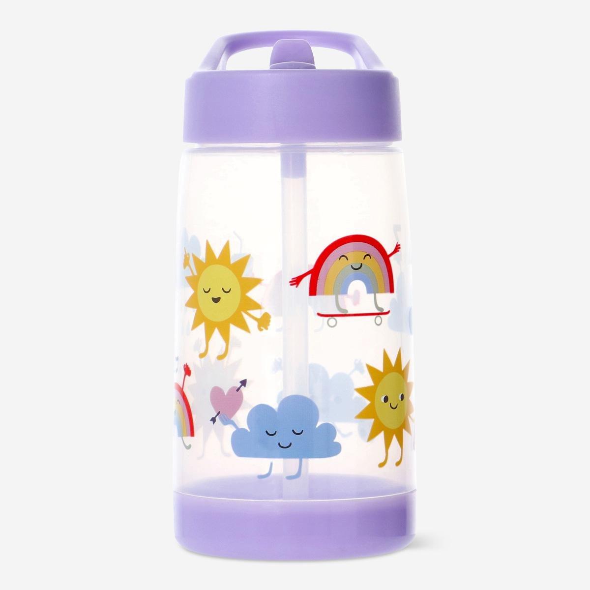 Purple drinking bottle