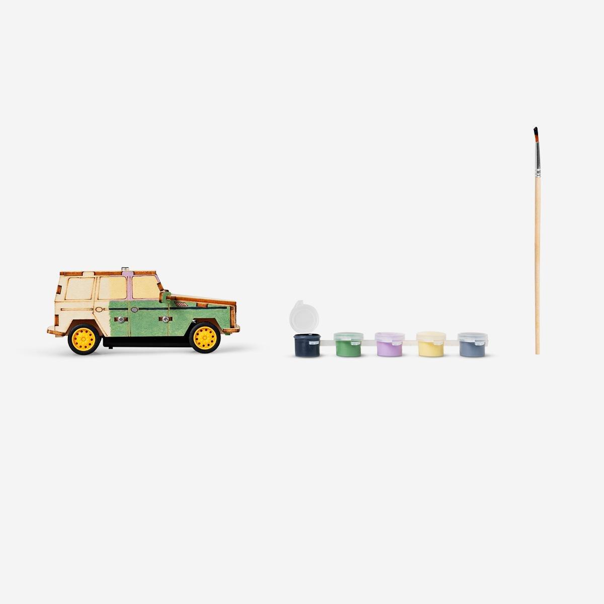 Multicolour Paint-Your-Own Car