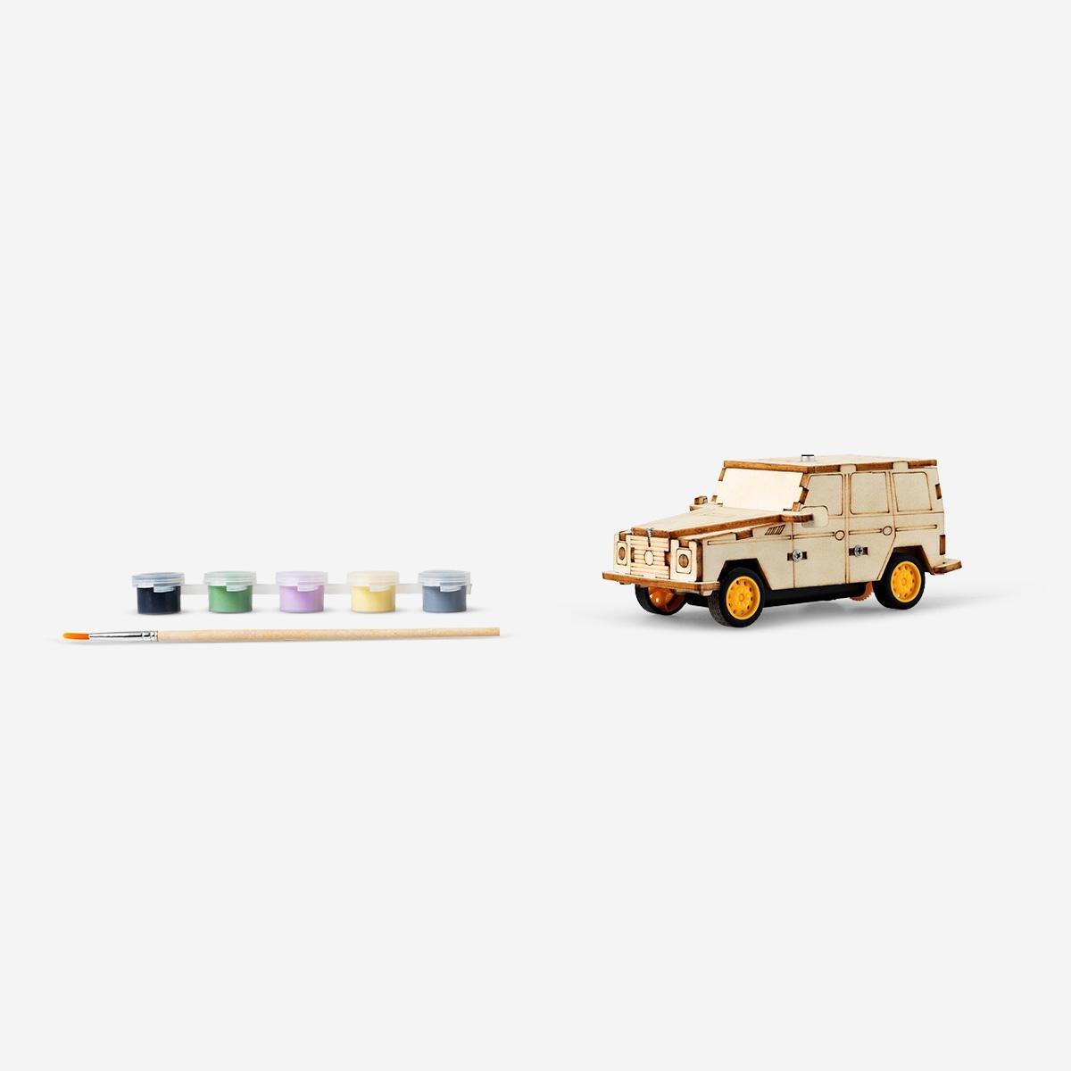 Multicolour Paint-Your-Own Car