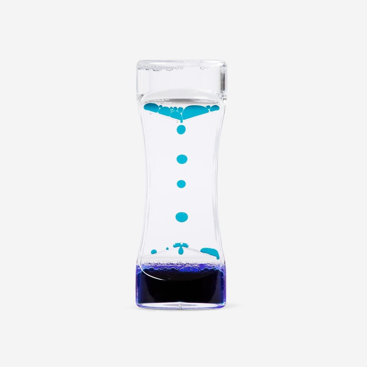 Blue decorative hourglass
