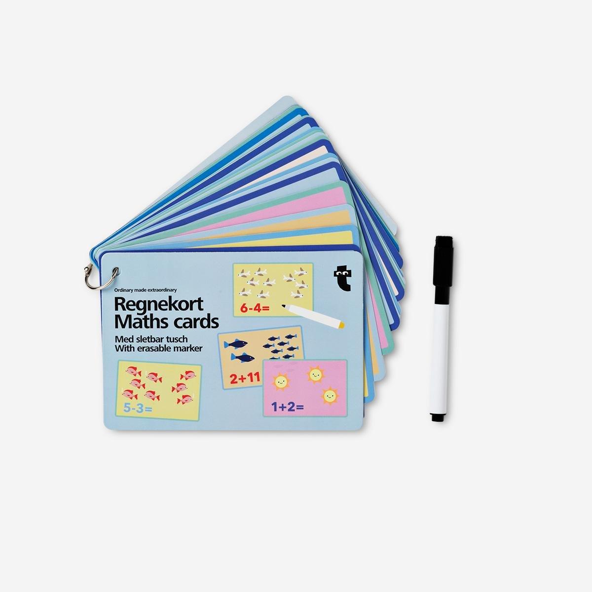 Multicolour Maths Cards