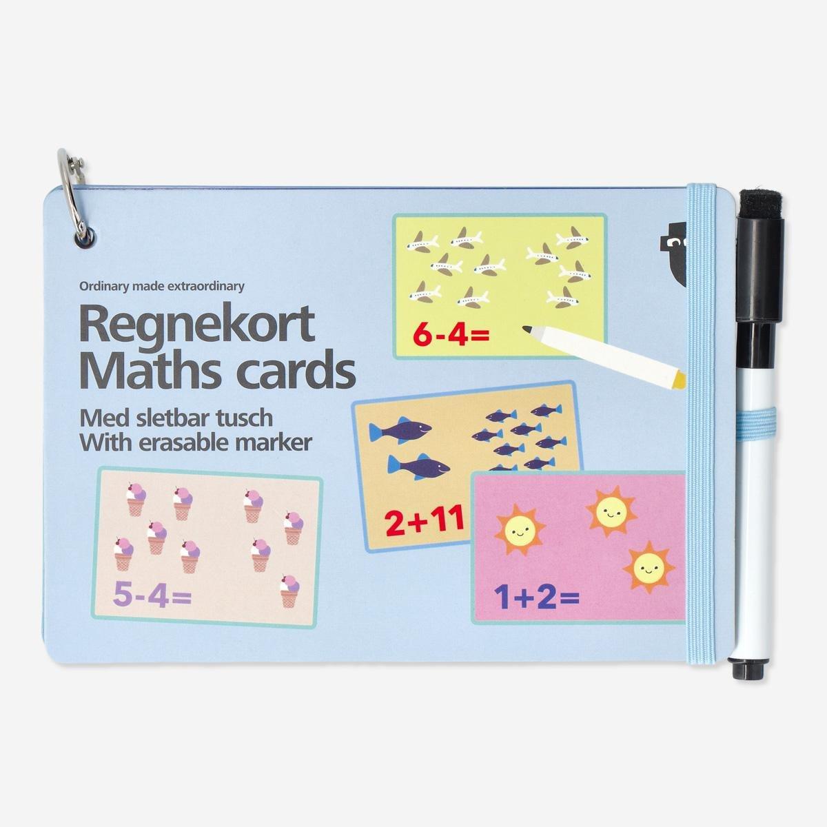 Multicolour Maths Cards
