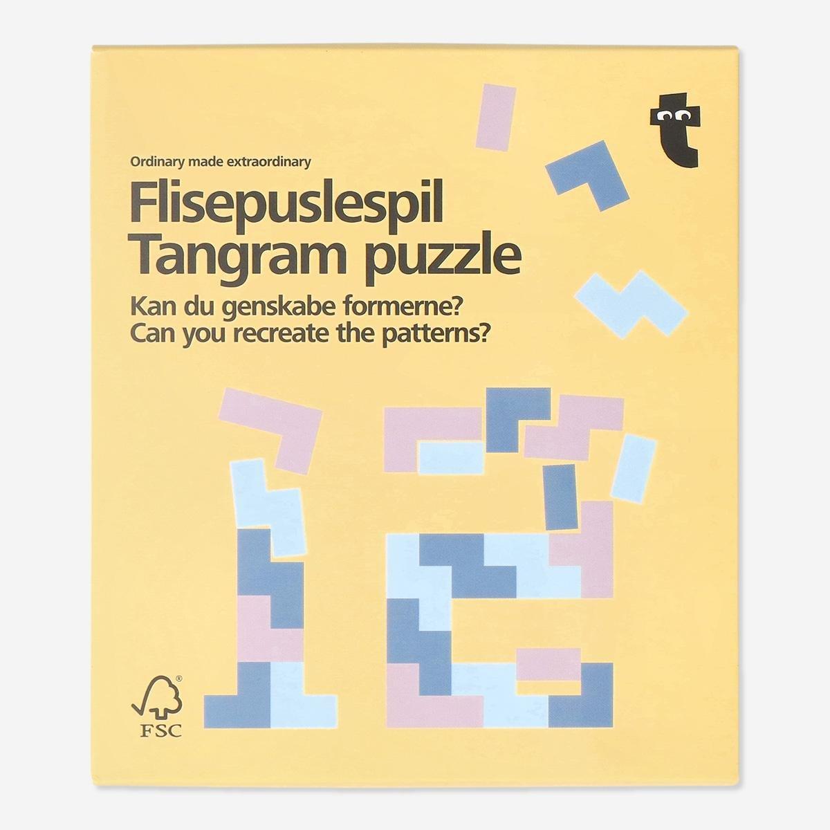 Multicolour Tangram Puzzle